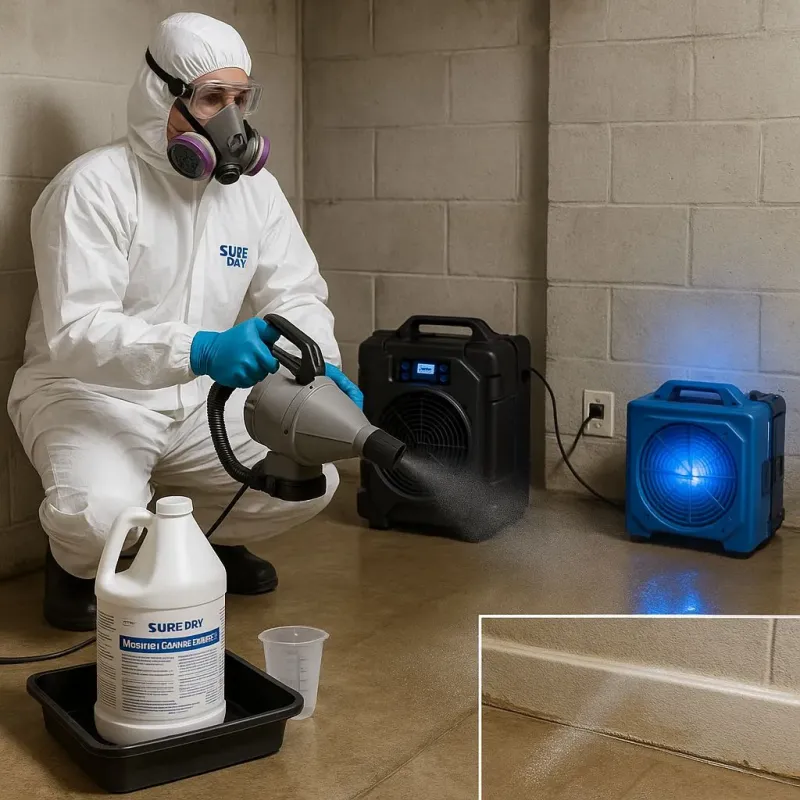 Sanitization and Odor Removal process in Odenville, AL
